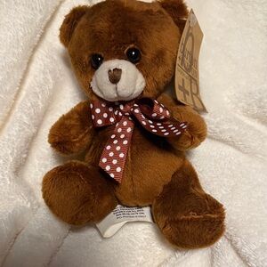 Burton Brown and White Plush Toy